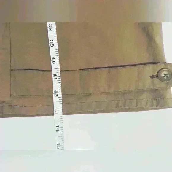 Forever 21 Nylon Baggy Cargo Pants, Women’s Size Small, Khaki - Picture 6 of 13